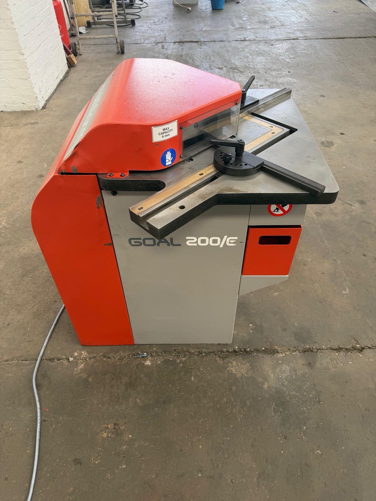 FIM GOAL 200/6 Hydraulic Corner Notcher, photo 4