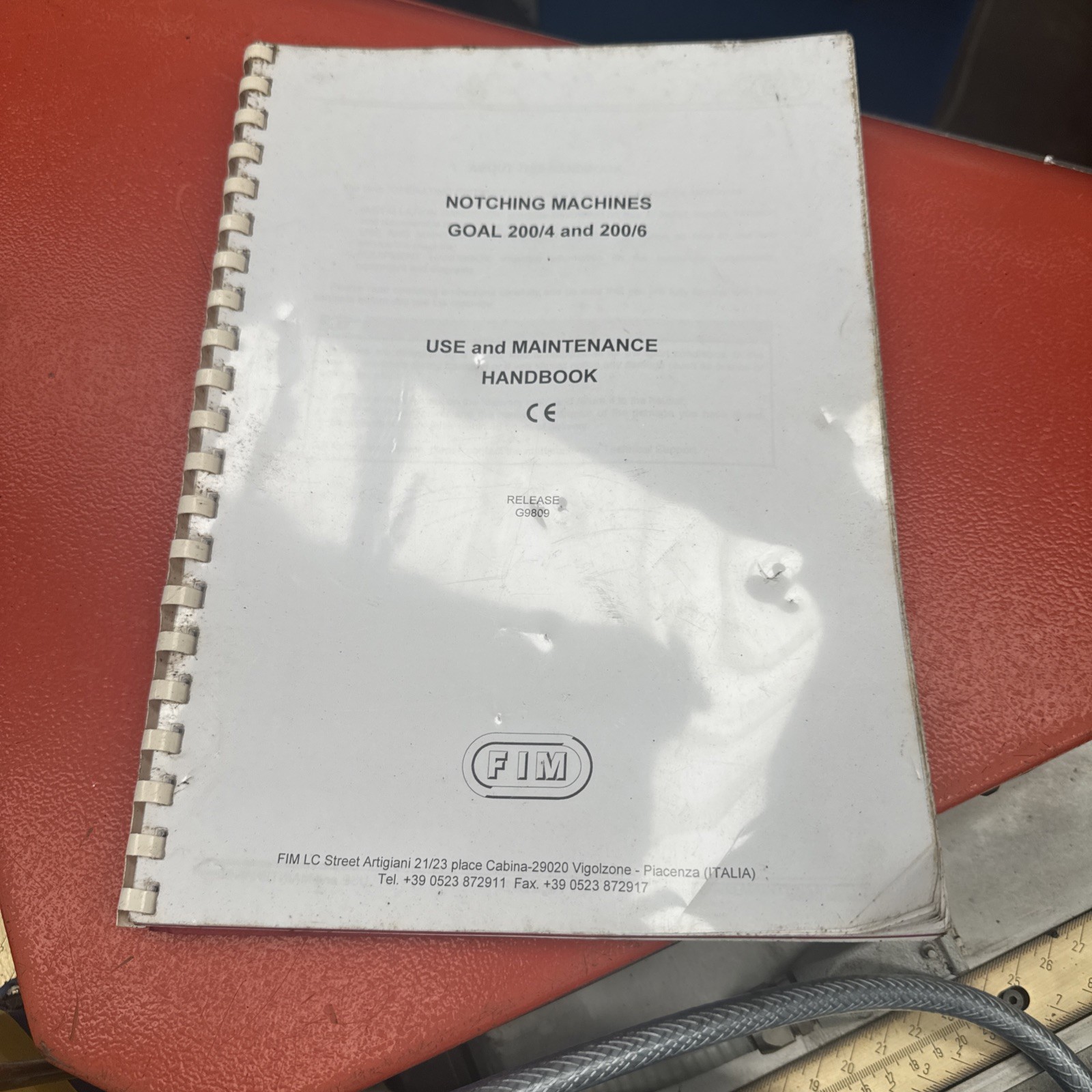 FIM GOAL 200/6 Hydraulic Corner Notcher, photo 12