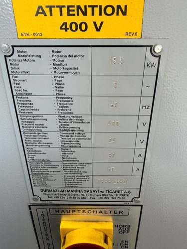 Durma AD-R 30175 CNC Press Brake, photo 7
