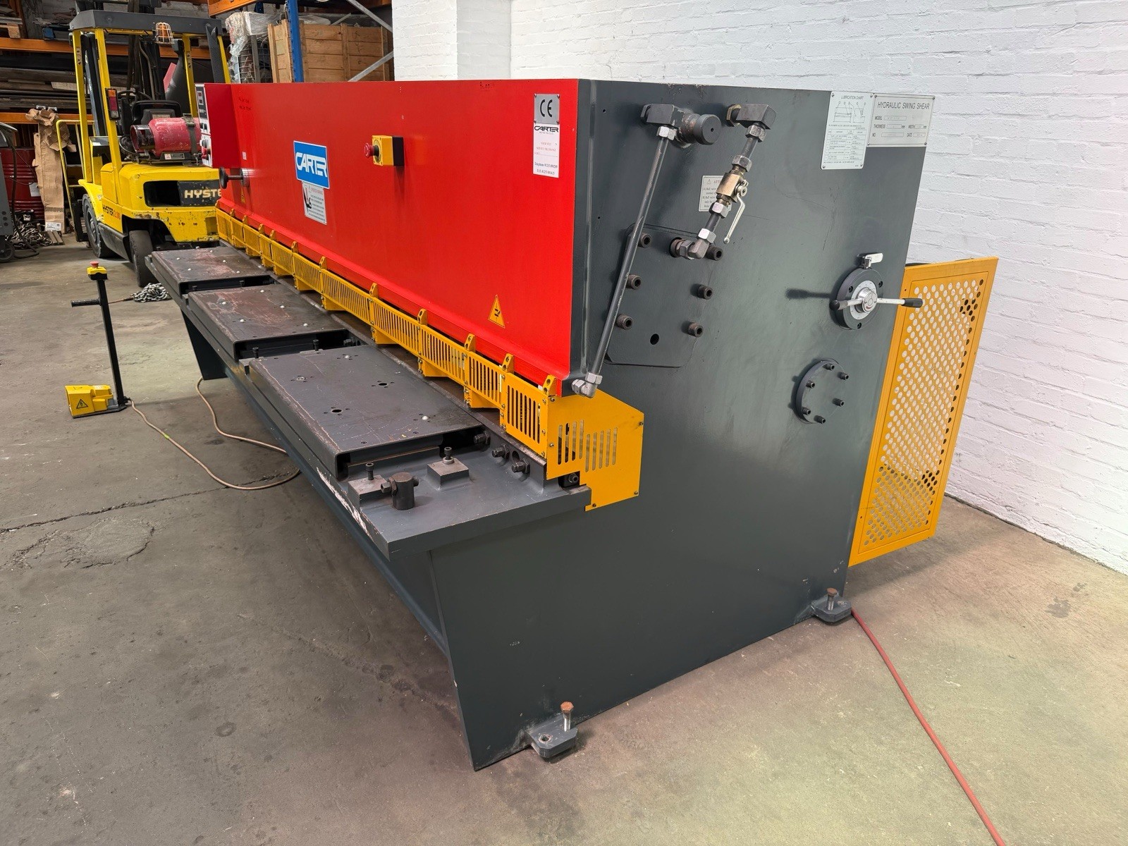 Carter 6 x 3200 Hydraulic Swing Shear, photo 2