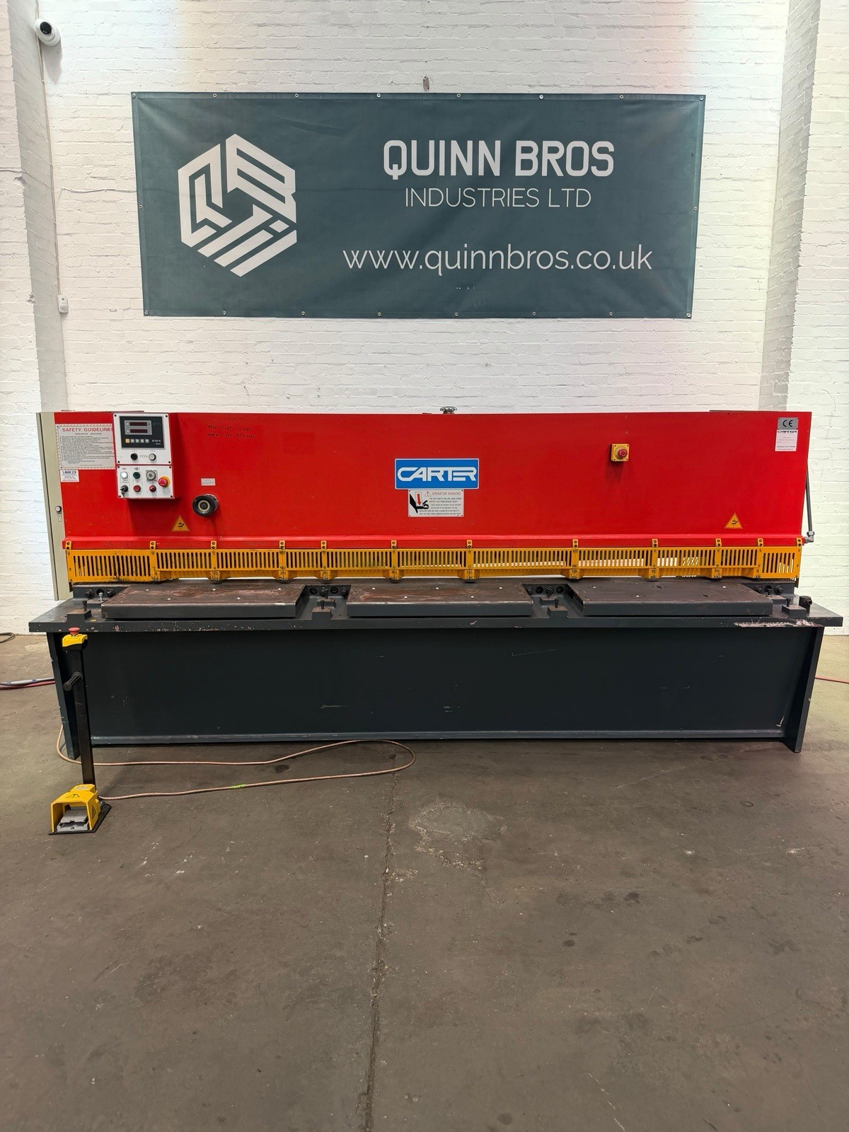 Carter 6 x 3200 Hydraulic Swing Shear, photo 6