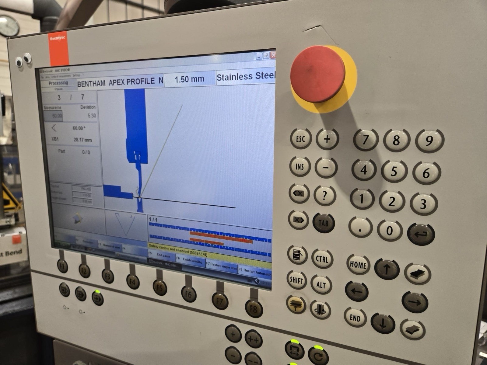 Bystronic Xpert 250 x 4100 CNC Hydraulic Press Brake, photo 6