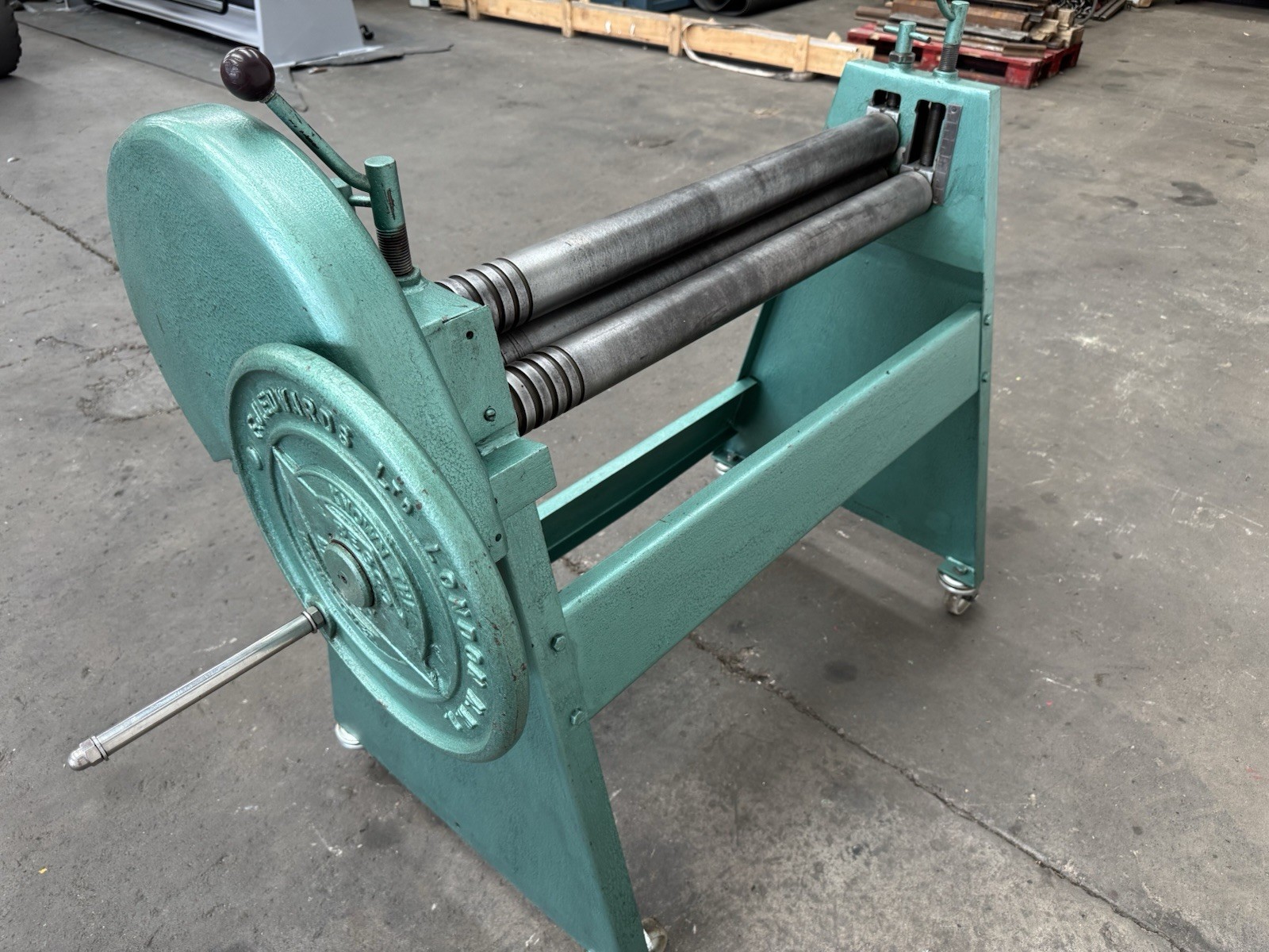 Edwards 3ft Manual Bending Slip Rolls, photo 2