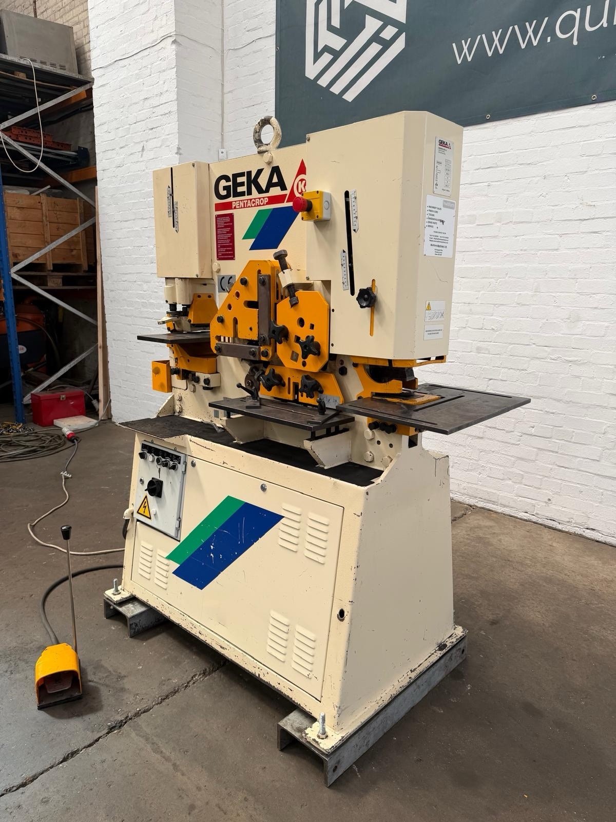 GEKA Pentacrop 55 Universal Hydraulic Ironworker, photo 10