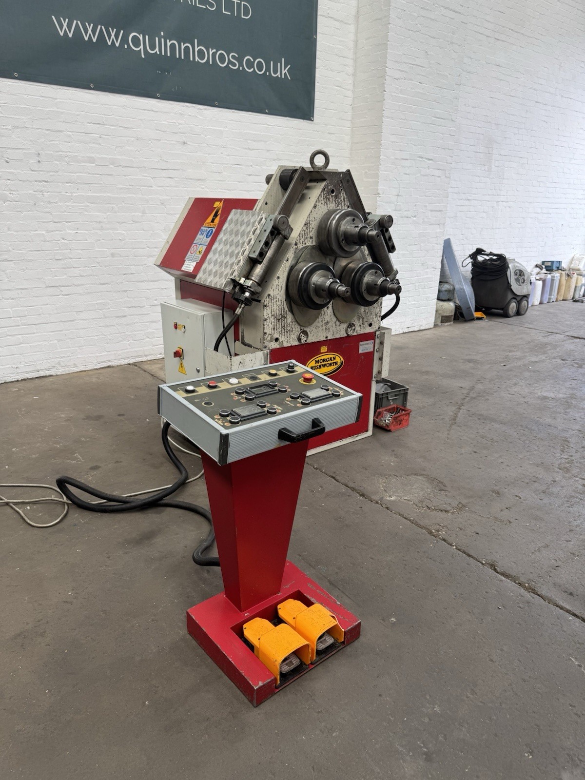 Morgan Rushworth HSR-3 80.245 Hydraulic Section Bending Rolls