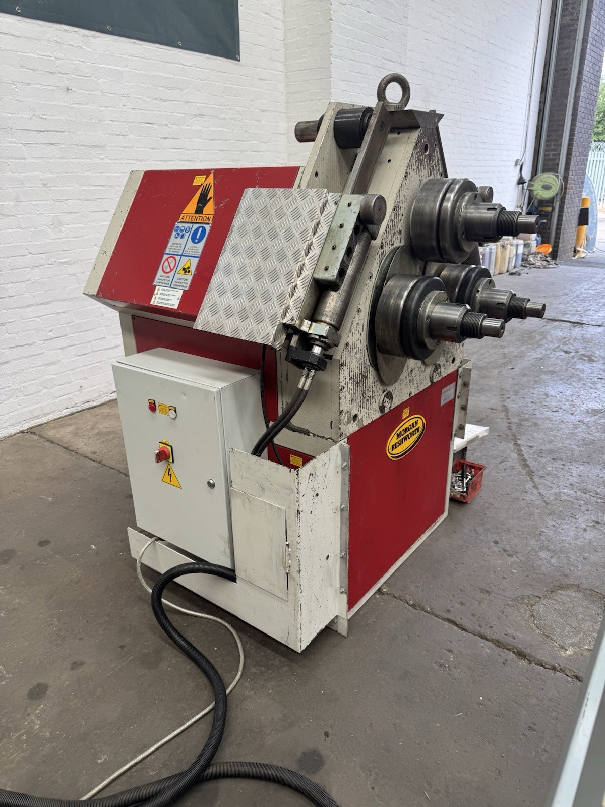 Morgan Rushworth HSR-3 80.245 Hydraulic Section Bending Rolls, photo 3