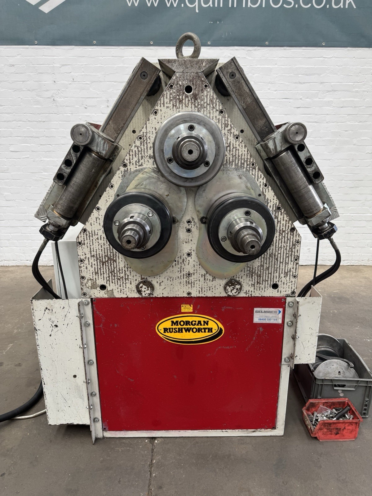 Morgan Rushworth HSR-3 80.245 Hydraulic Section Bending Rolls, photo 4
