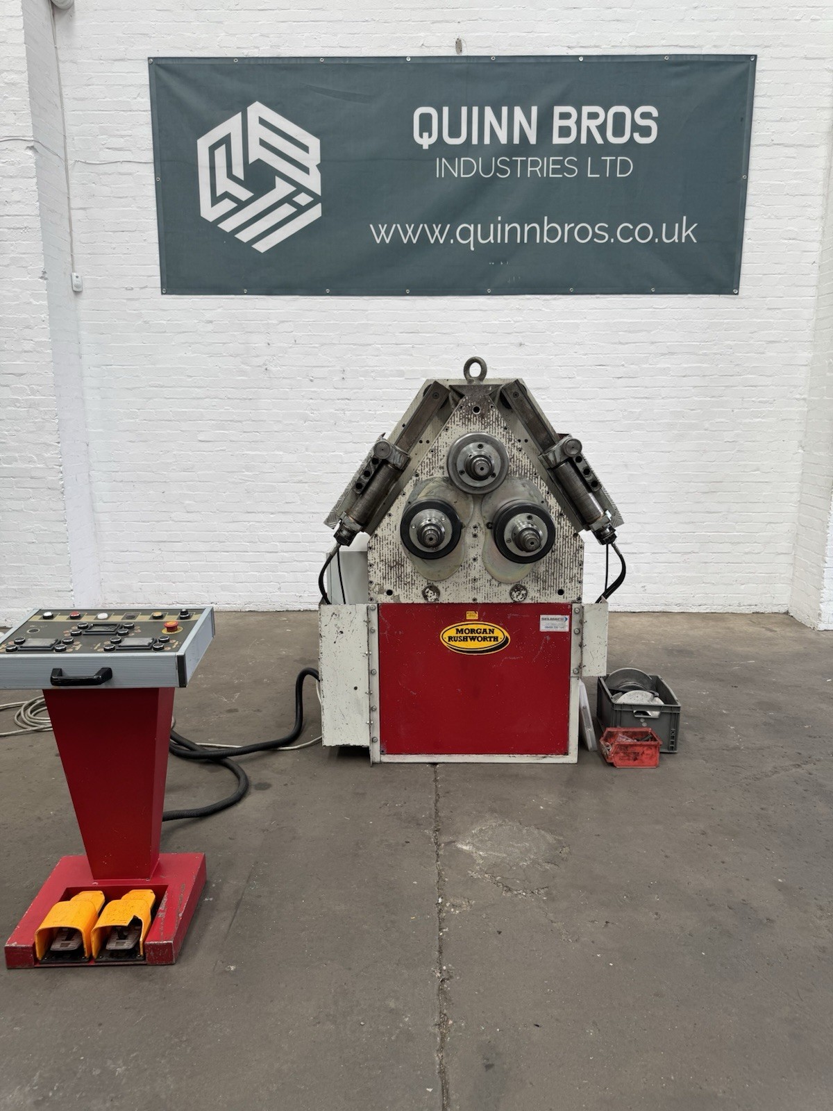 Morgan Rushworth HSR-3 80.245 Hydraulic Section Bending Rolls, photo 11