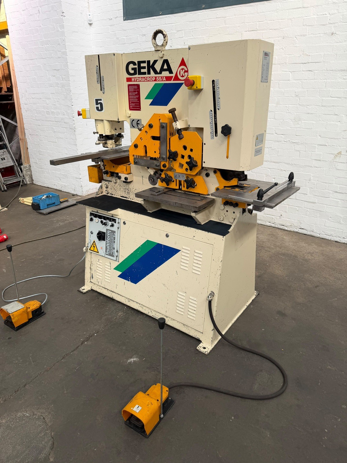 GEKA Hydrocrop 55 Hydraulic Ironworker, photo 3