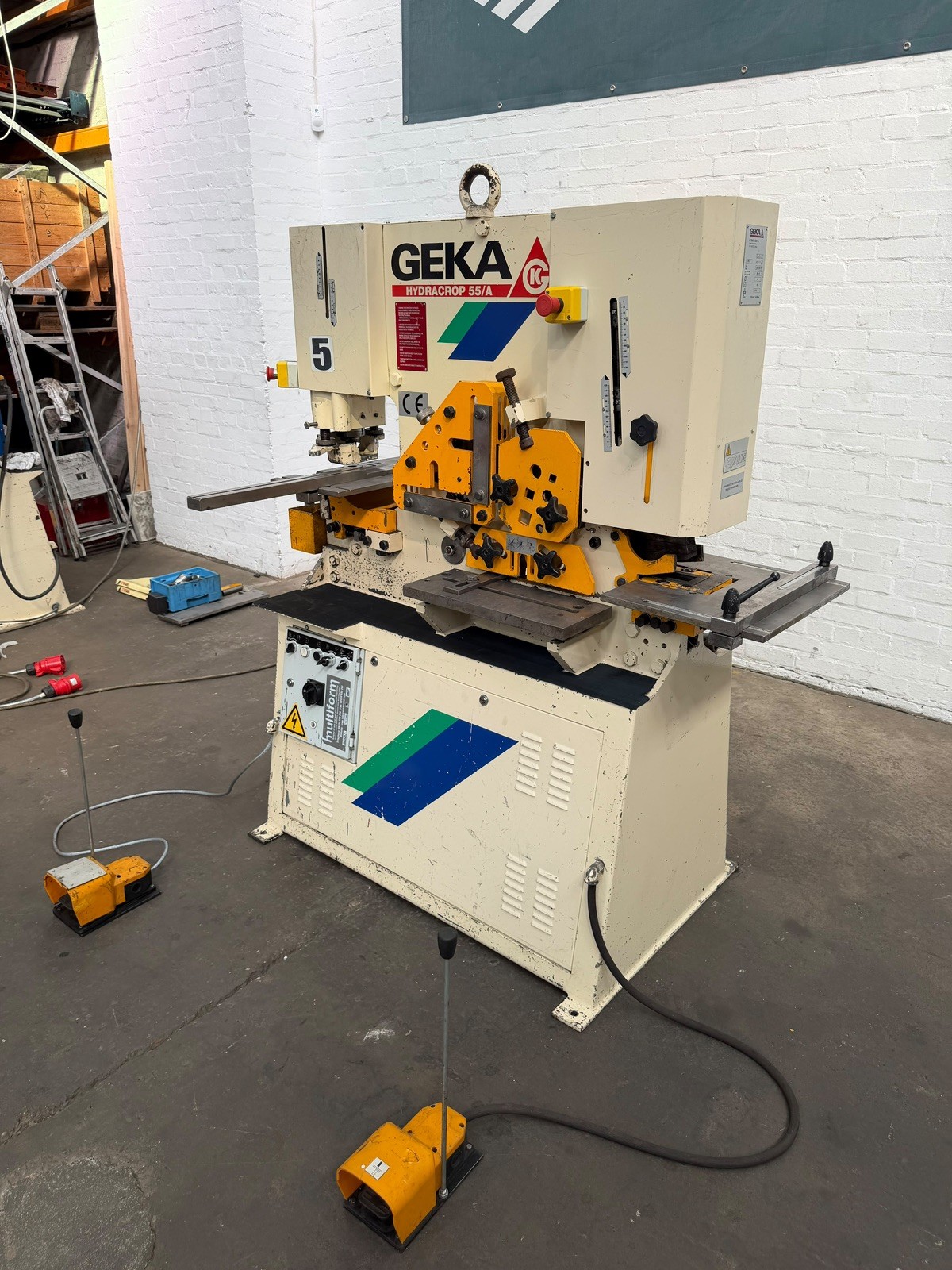GEKA Hydrocrop 55 Hydraulic Ironworker, photo 5