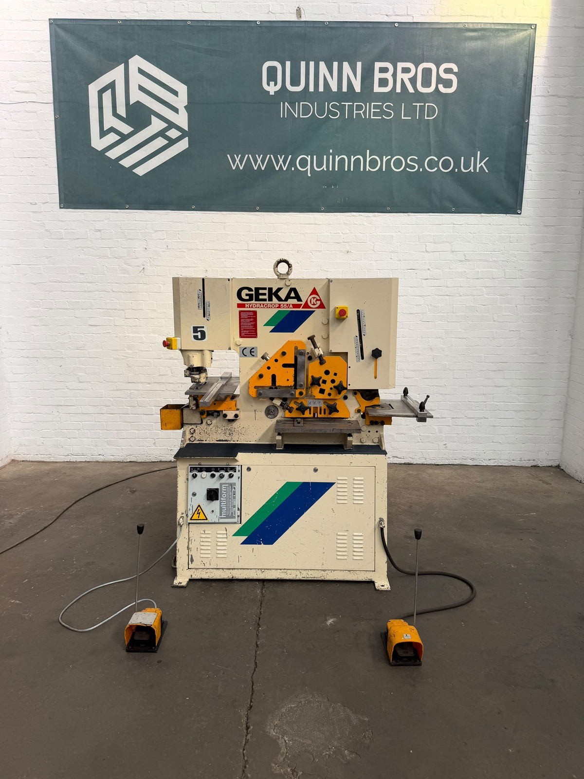 GEKA Hydrocrop 55 Hydraulic Ironworker, photo 7