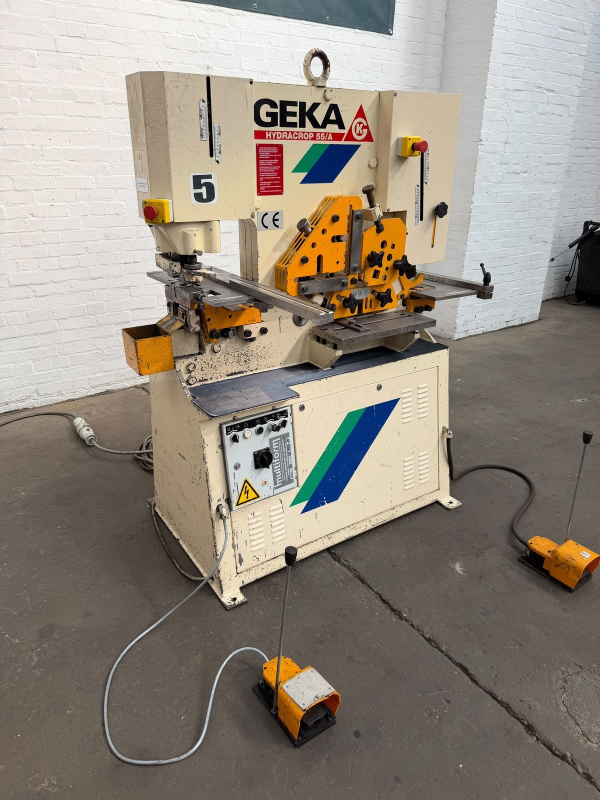 GEKA Hydrocrop 55 Hydraulic Ironworker, photo 8