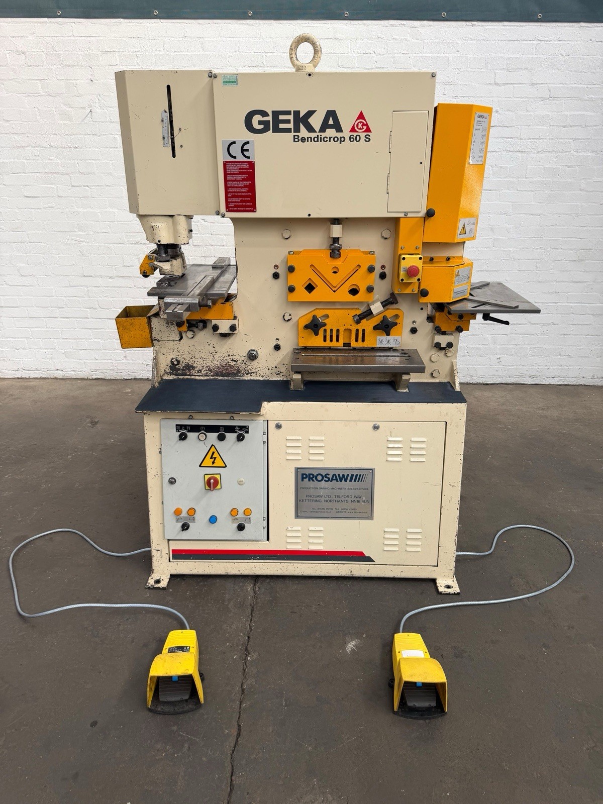 GEKA Bendicrop 60 Universal Hydraulic Ironworker