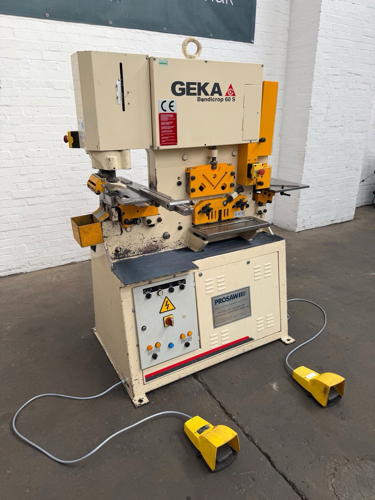 GEKA Bendicrop 60 Universal Hydraulic Ironworker, photo 2