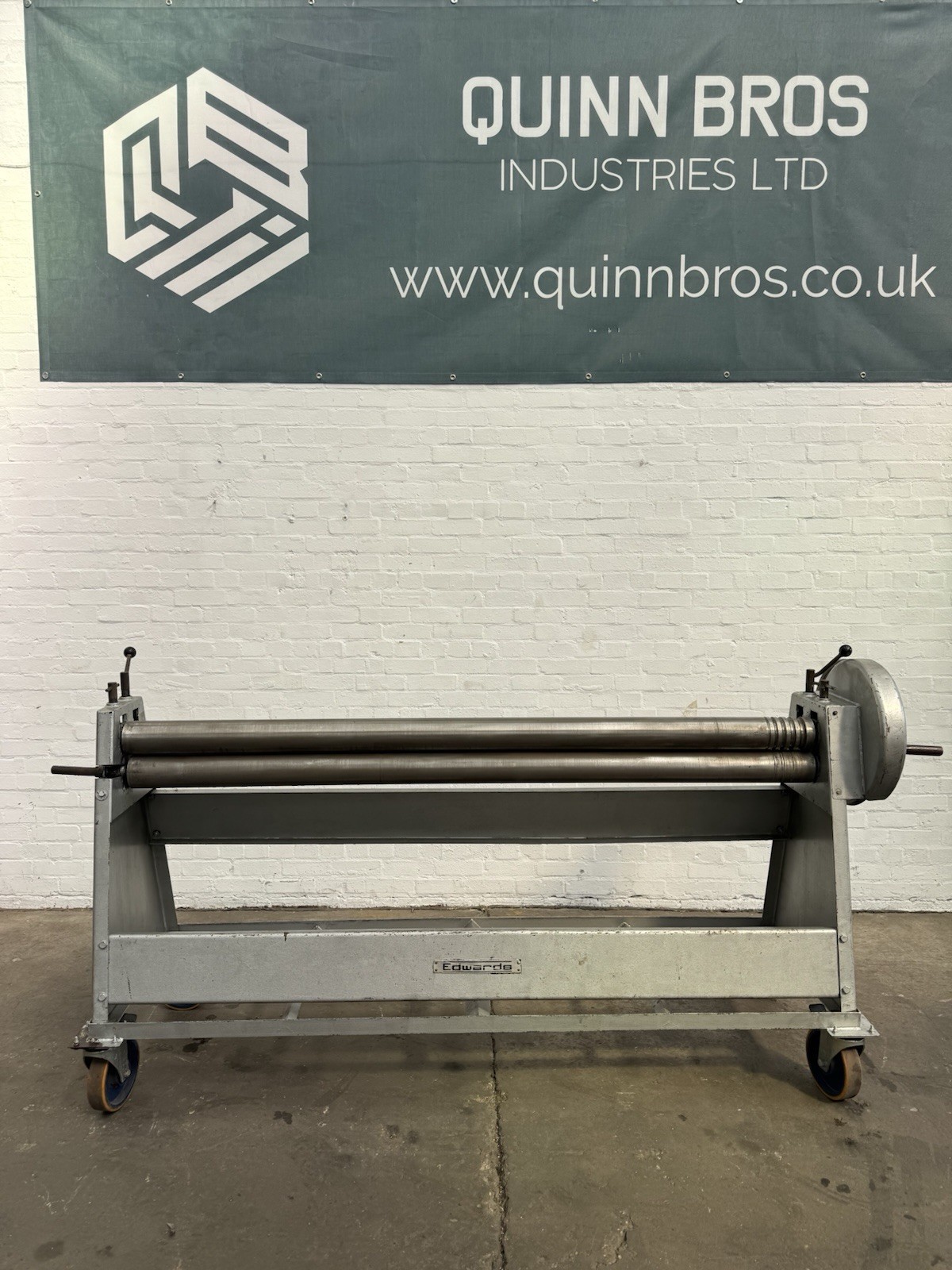 Edwards 80x4 EGS Manual Slip Bending Rolls, photo 9
