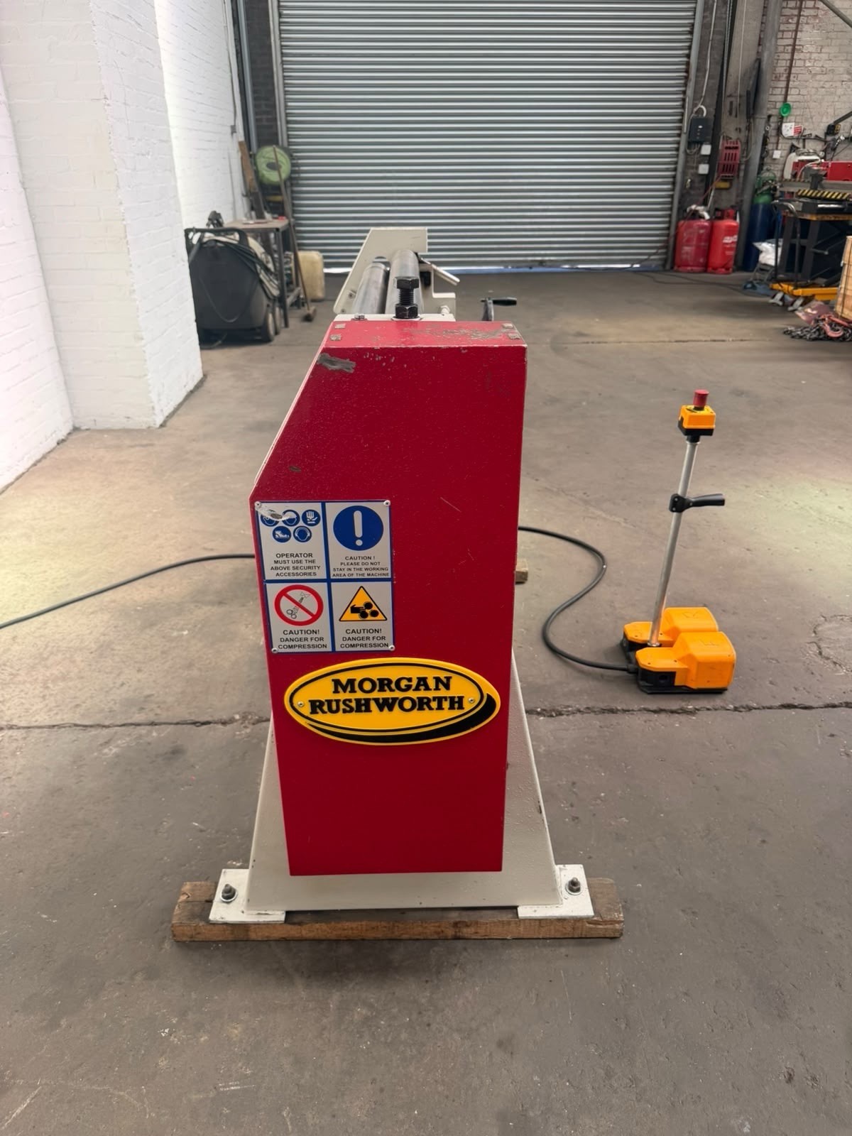 Morgan Rushworth PBR1250/75 Powered Bending Slip Rolls, photo 7