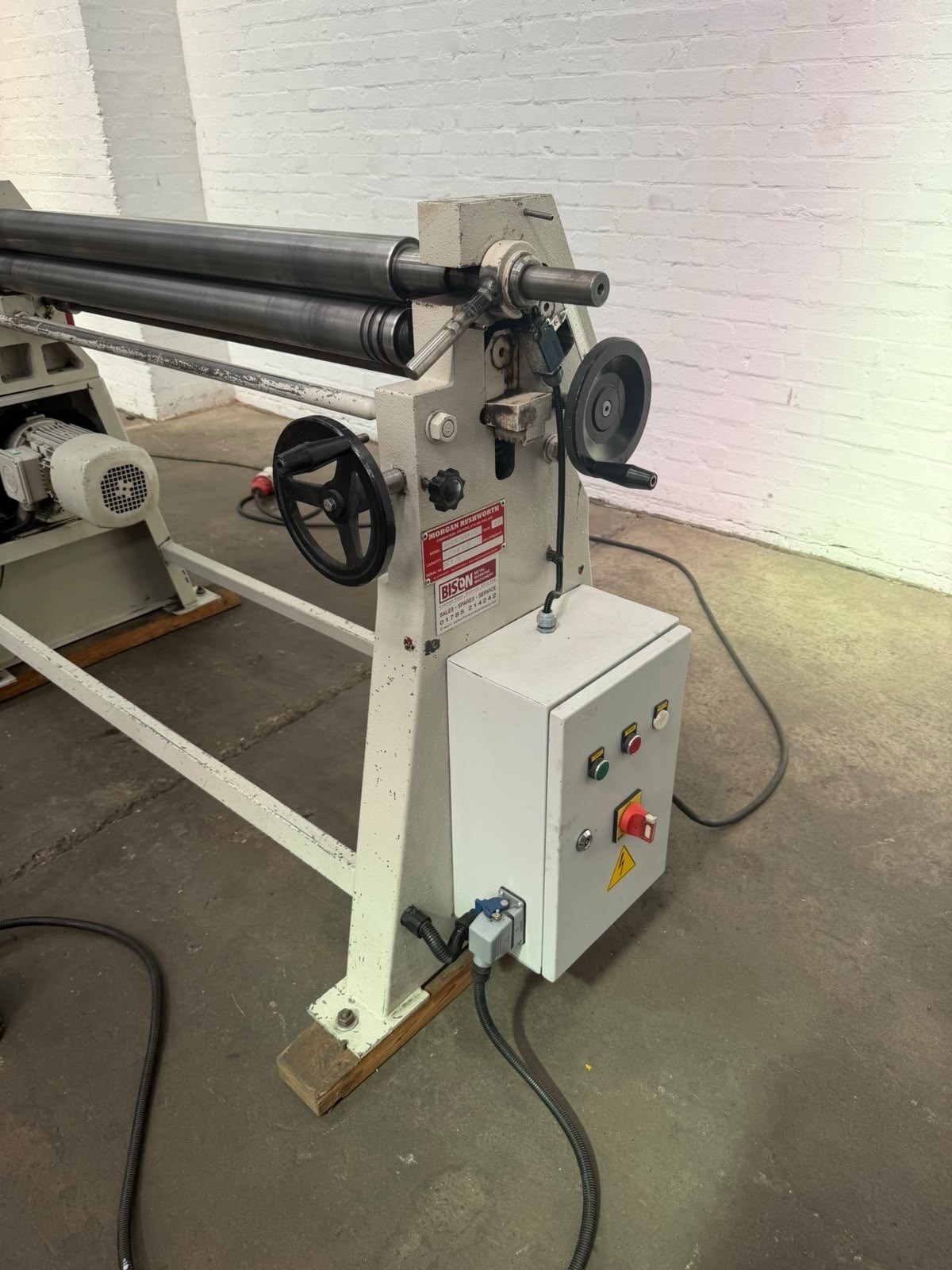 Morgan Rushworth PBR1250/75 Powered Bending Slip Rolls, photo 13