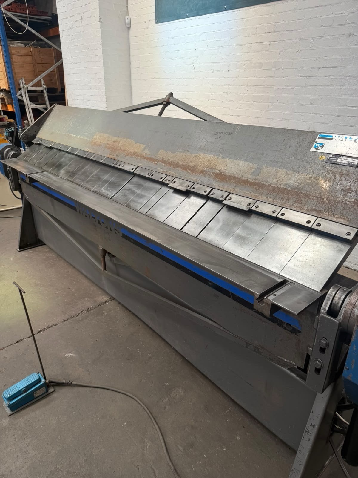 Waltons BPFM120-16P Powered Hydraulic Box & Pan Folder, photo 3