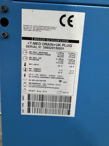 Worthington Creyssensac Rollair RLR 20 BM 8 Rotary Screw Compressor Package, photo 9