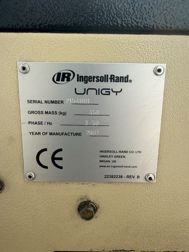 Ingersoll Rand Unigy UNI-11TAS-9-H 11kW Rotary Screw Air Compressor, photo 11