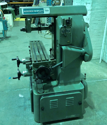 Adcock & Shipley 1ES Horizontal Milling Machine, photo 5