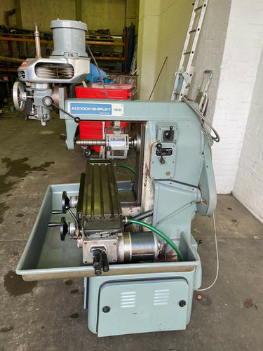 Adcock & Shipley 1ESJ Vertical & Horizontal Milling Machine, photo 8