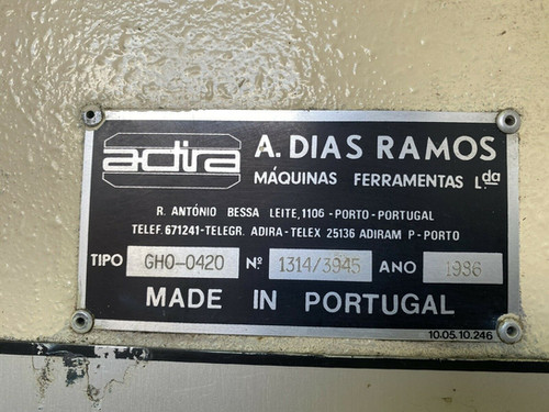 Adira GHO 0420 Hydraulic Sheet Metal Guillotine, photo 4