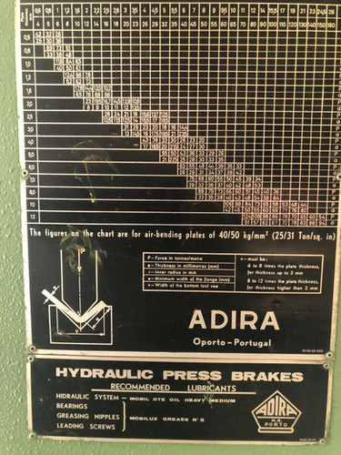 Adira (Portugal) Hydraulic Press Brake, photo 5