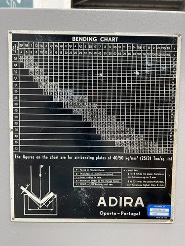 Adira (Portugal) QH 6025 Cnc Hydraulic Press Brake, photo 7