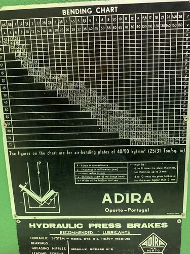 Adira (Portugal) QH 6025 Hydraulic Press Brake, photo 6