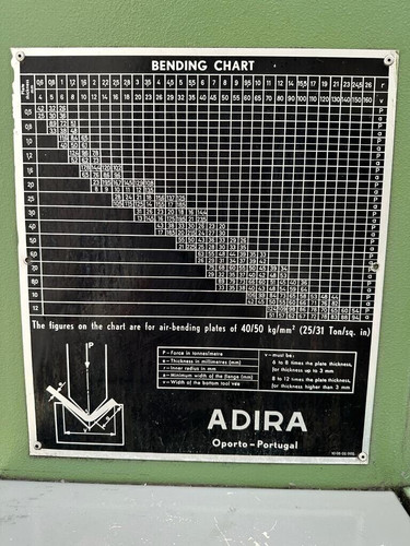 Adira (Portugal) QHA 10030 Hydraulic Press Brake, photo 2