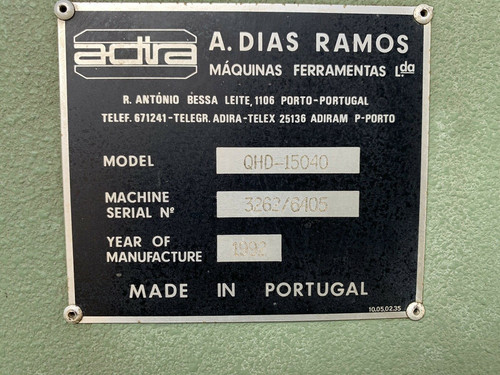 Adira (Portugal) QHD 15040 Hydraulic Press Brake, photo 7
