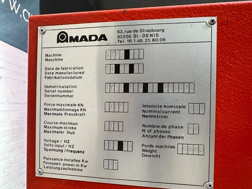 Amada Promecam ITPS 103 CNC Press Brake, photo 2