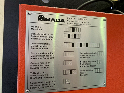 Amada Promecam ITS 80.25 CNC Press Brake, photo 6