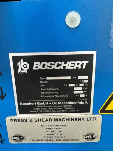 Boschert LB 12/6 Corner Notcher, photo 3