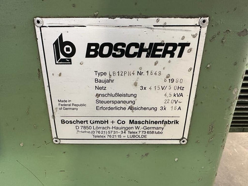 Boschert LB12PN4 Mechanical Corner Notcher, photo 4