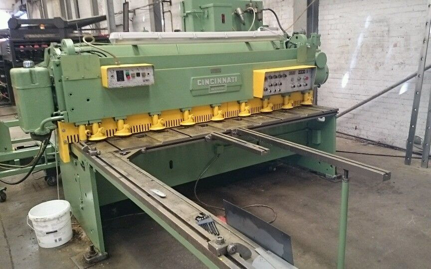 Cincinnati Auto Shear Mechanical Sheet Metal Guillotine 2.5m x 3.5mm