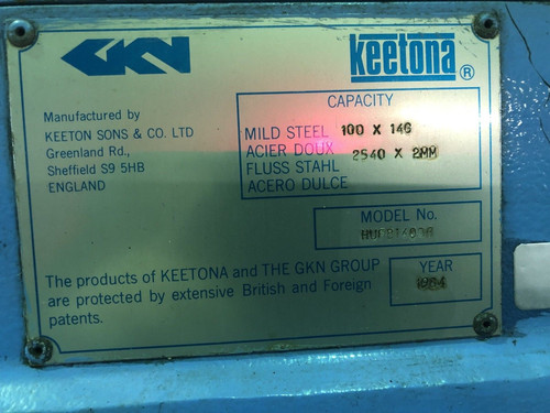 CNC Keetona Hydroform Powered Box & Pan Folder, photo 5
