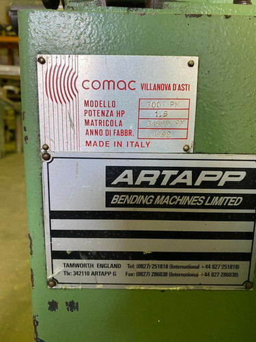 Comac (Italy) Section Bending Rolls, photo 4