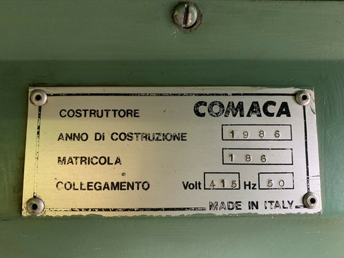 Comaca (Italy) Double Sided Hydraulic Variable Angle Corner Notcher, photo 3