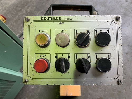 Comaca (Italy) Double Sided Hydraulic Variable Angle Corner Notcher, photo 4