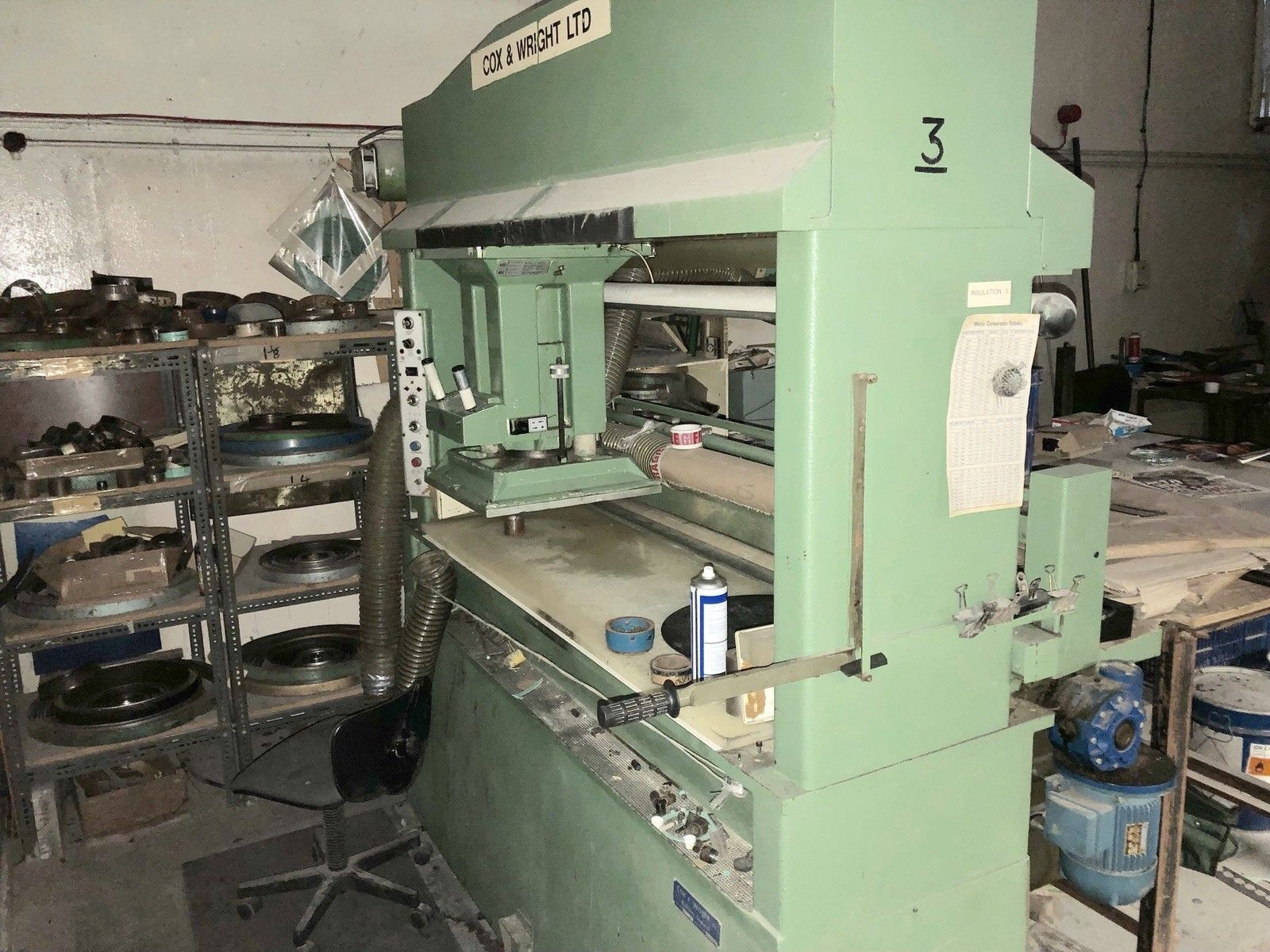 Cox & Wright Travelling Head Clicking Press