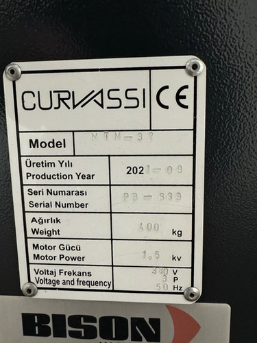 Curvassi (Italy) MTM 32 Tube Bender, photo 5