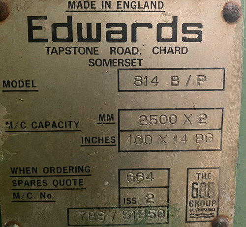 Edwards 2.5m Box & Pan Folder, photo 3