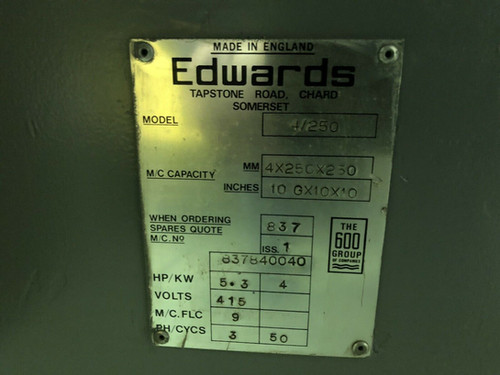 Edwards 4mm Hydraulic Corner Notcher, photo 2