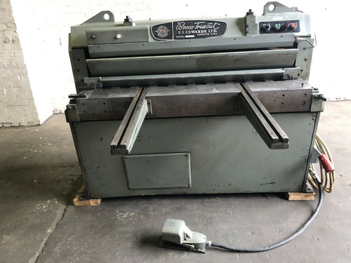 Edwards Besco Sheet Metal Guillotine