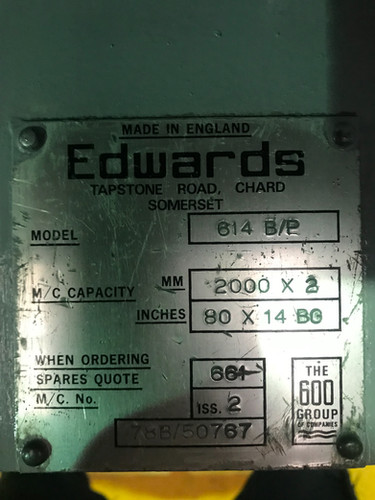 Edwards Manual Box & Pan Folder 2m x 2mm, photo 4