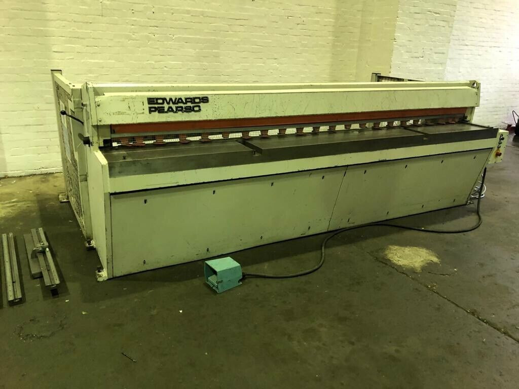Edwards Pearson 3m DD Sheet Metal Guillotine