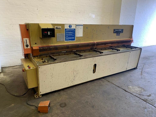 Edwards Pearson GE Shear Hydraulic Sheet Metal Guillotine