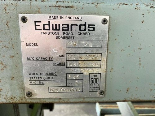 Edwards Pedicut 4ft Treadle Guillotine, photo 4